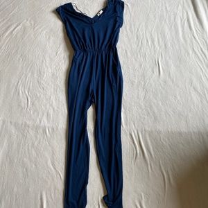 Blue jumpsuit